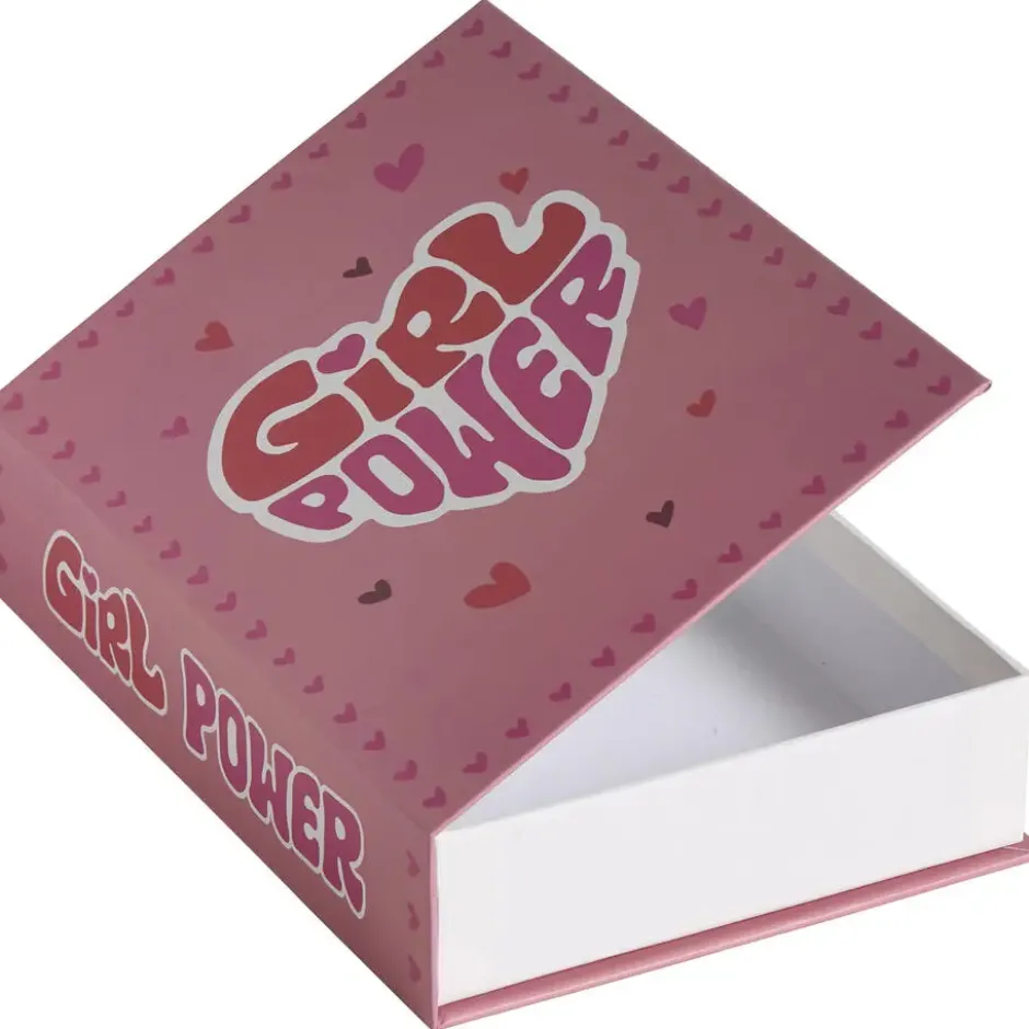 Opbergboek Girl Power Roze