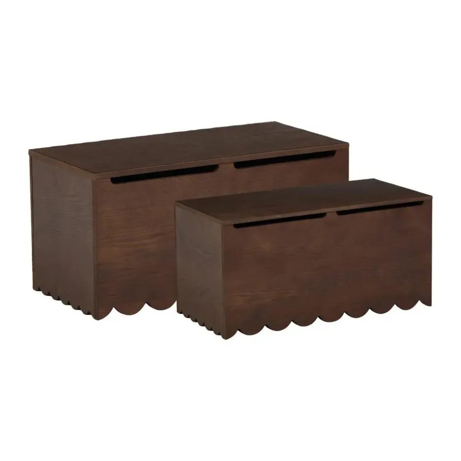 Opbergkist Smerlato Bruin - 60x30x30 cm