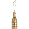 Ornament Champagne Glitter Goud