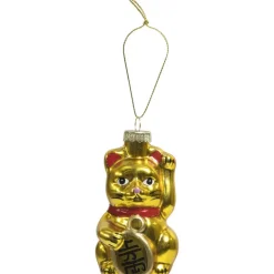 Ornament Lucky Cat Goud