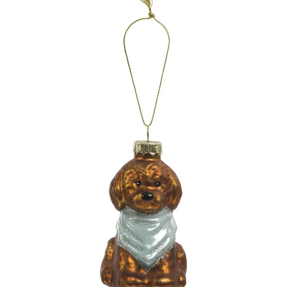 Ornament Poedel Bruin