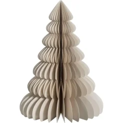 Papieren Kerstboom Beige - 65 cm