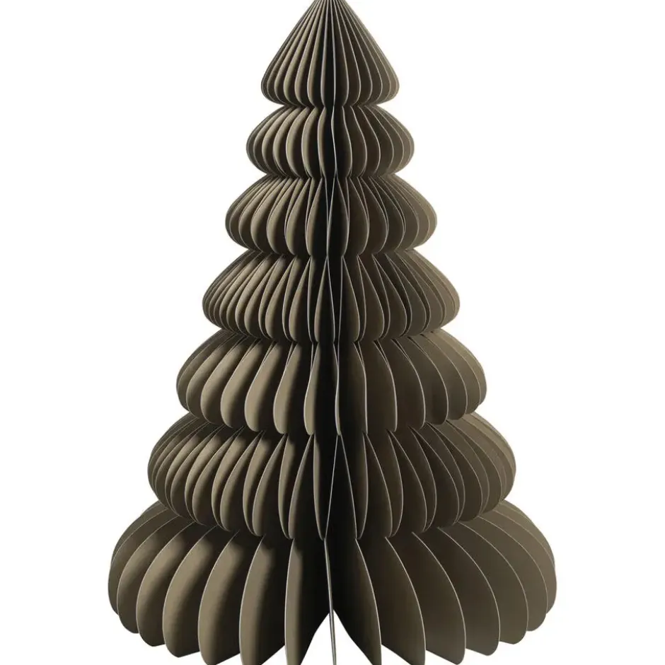 Papieren Kerstboom Donkergroen - 65 cm