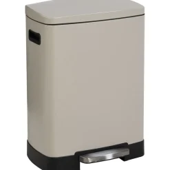 Pedaalemmer Duo 40 Liter Taupe