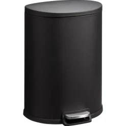 Pedaalemmer Flatback 50 Liter Zwart