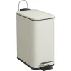 Pedaalemmer Rechthoek 5 Liter Beige
