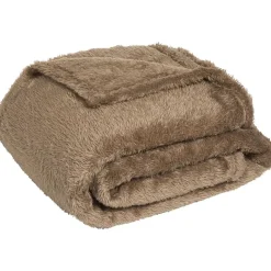 Plaid Flaine Taupe 130x160 cm