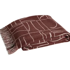 Plaid Millau Bordeaux 130x170 cm