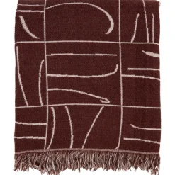 Plaid Millau Bordeaux 130x170 cm