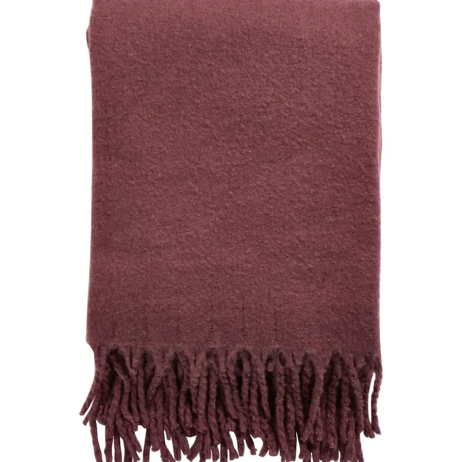 Plaid Wooly Aubergine 130x170 cm