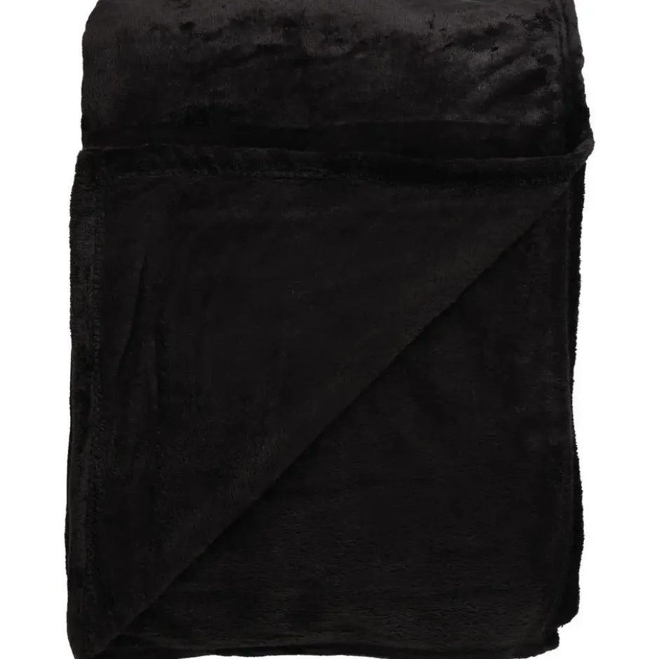 Plaid XXL Zwart 240x220 Cm