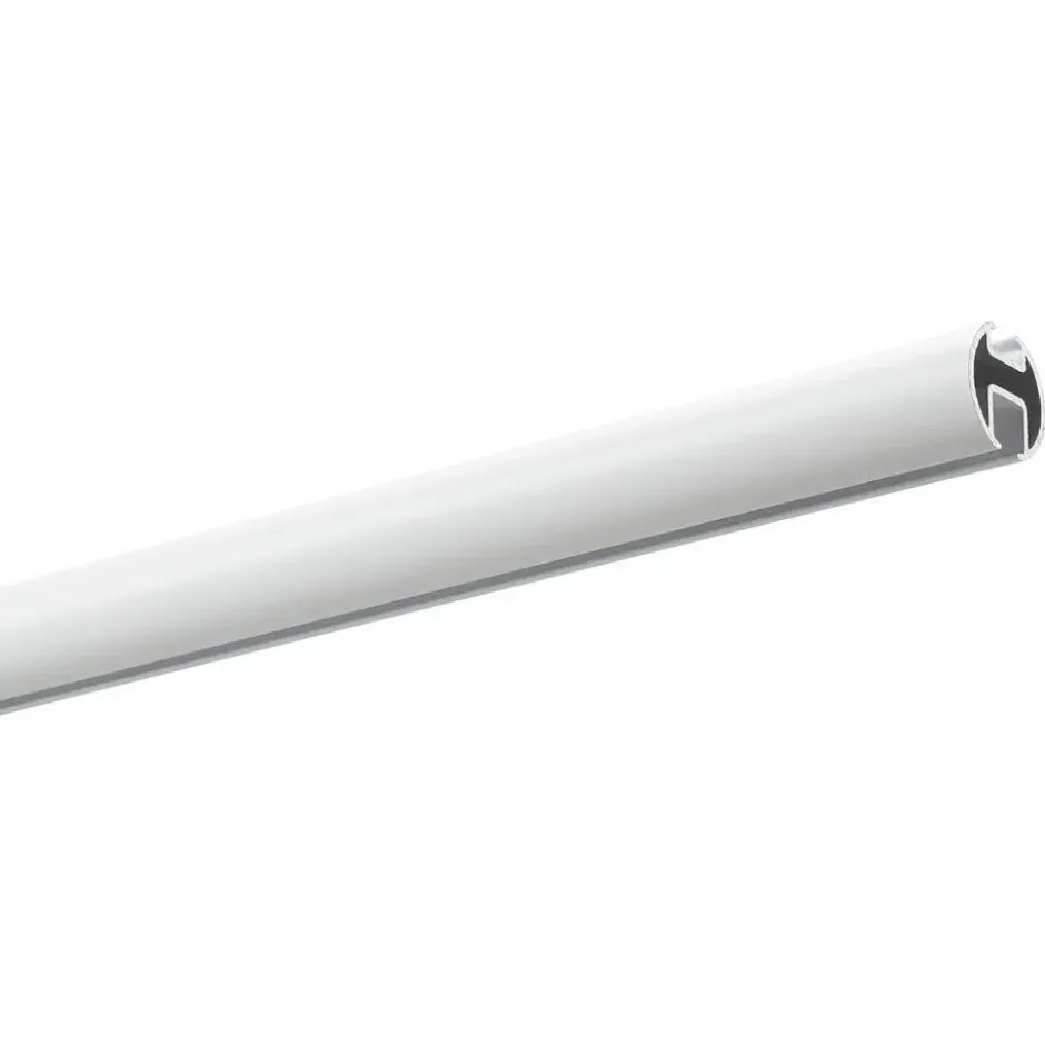 Railroedeset 250 cm Wit Metaal - Ø28mm