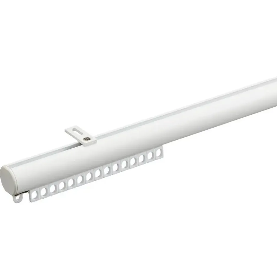 Railroedeset 250 cm Wit Metaal - Ø28mm