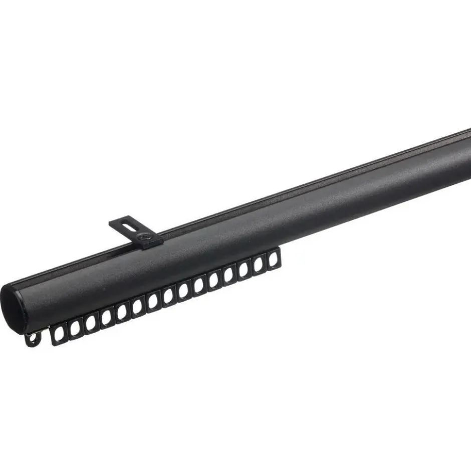 Railroedeset 250 cm Zwart Metaal - Ø28mm