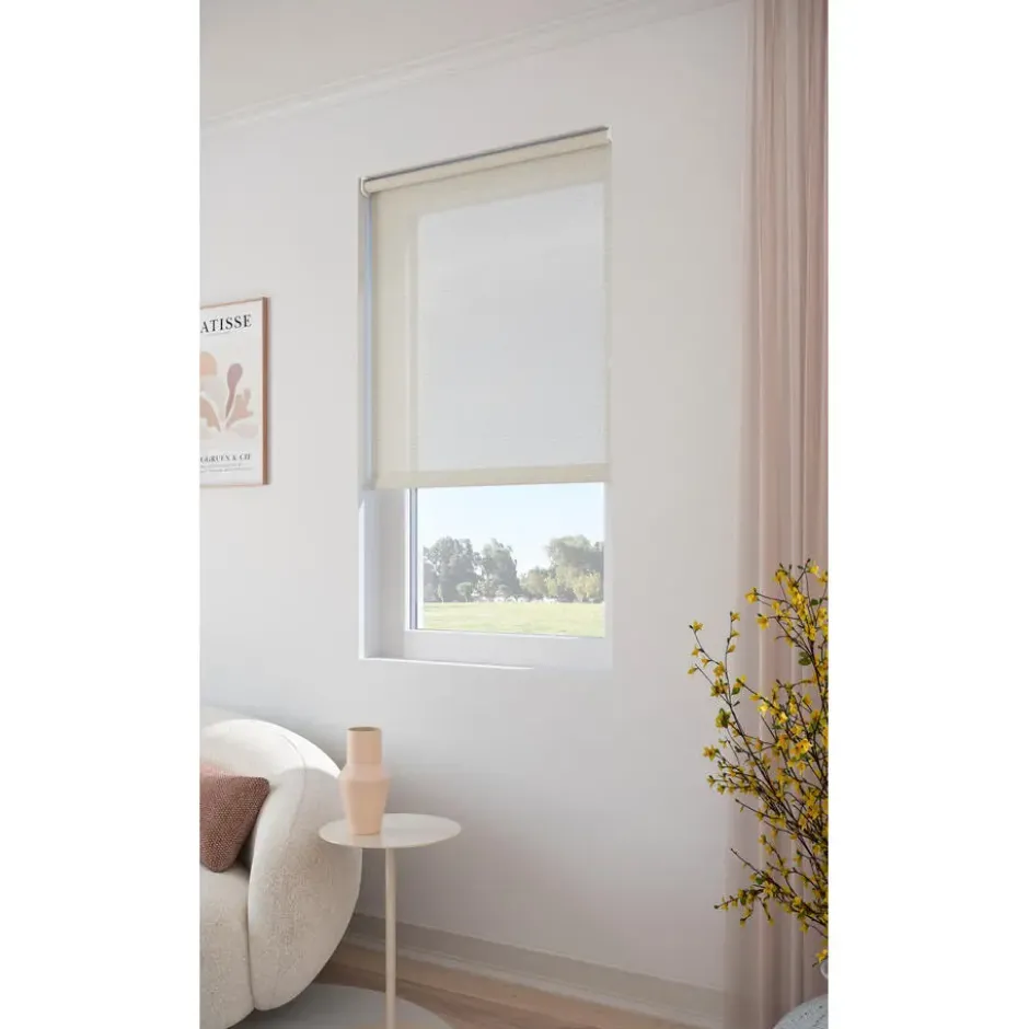Rolgordijn Juna Beige Transparant