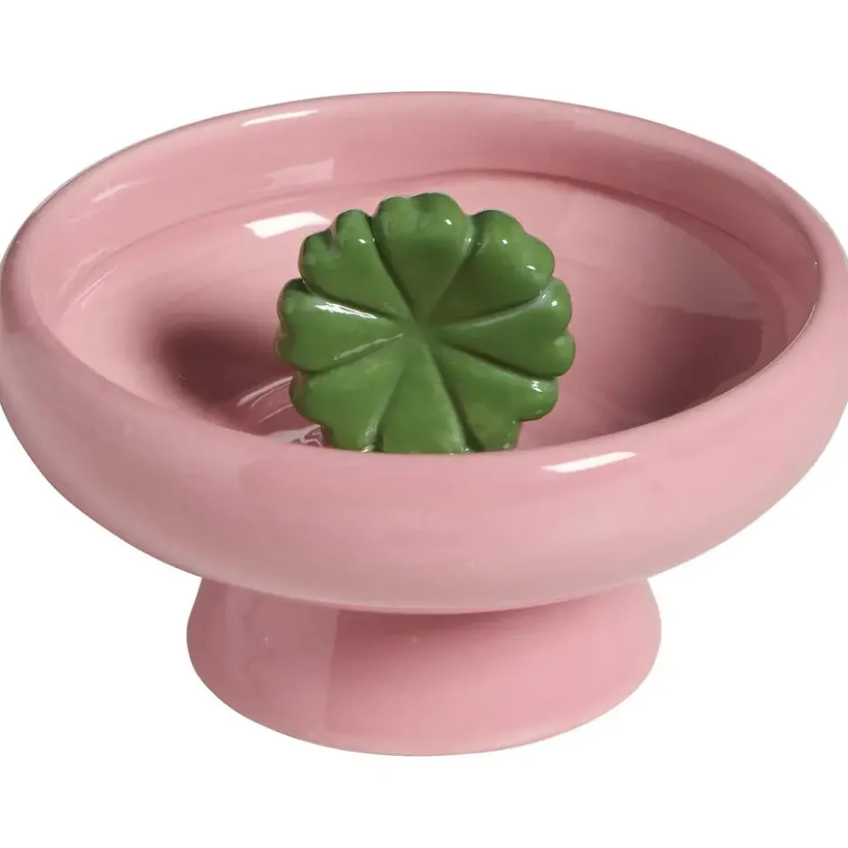 Sieradenschaal Klaver Roze