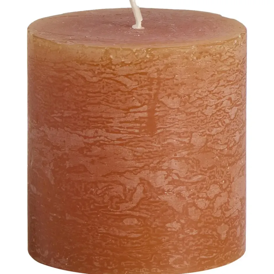 Stompkaars Rustiek Oranje 7x7 cm