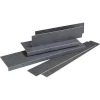 Stootbord Concrete Antraciet 2st - 136cm