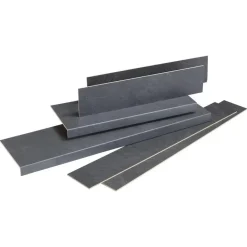 Stootbord Concrete Antraciet 2st - 136cm