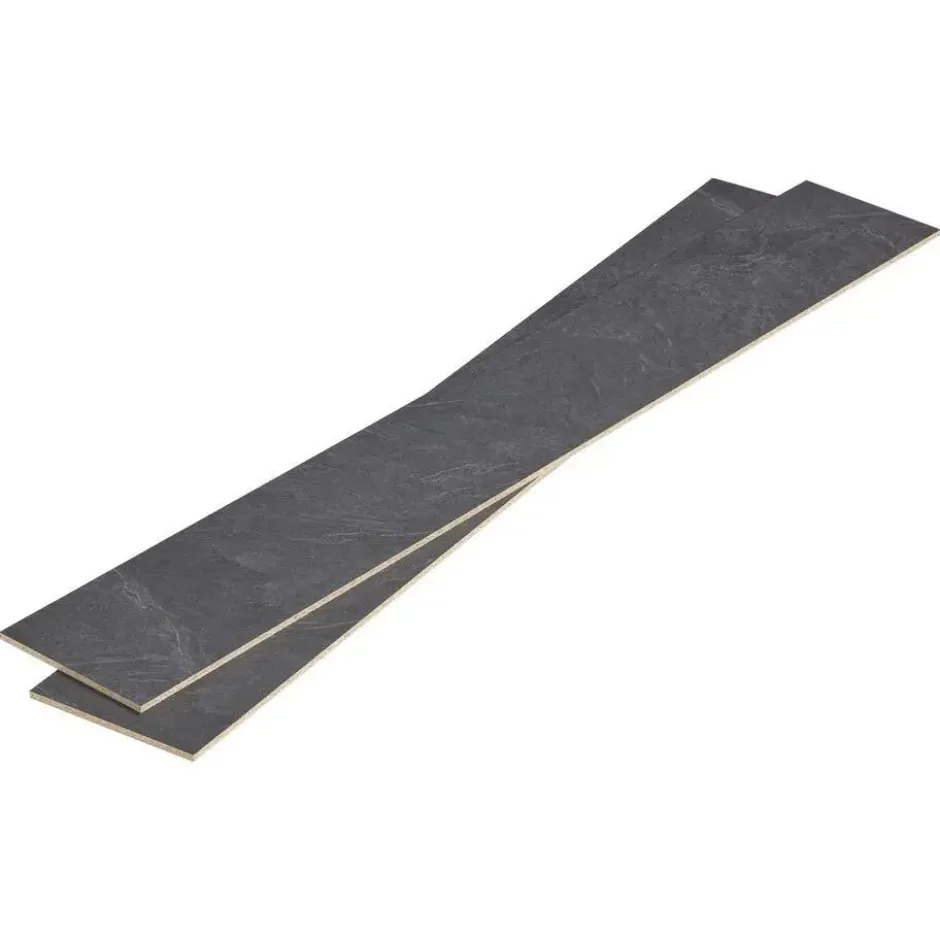 Stootbord Concrete Antraciet 2st - 136cm