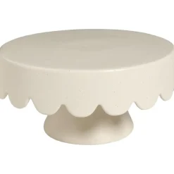 Taartplateau Scalloped Off-White