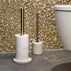 Toiletborstelhouder Tratine Zand/Brons