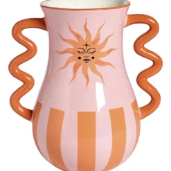 Vaas Ydes Oranje/Roze