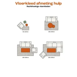 Vloerkleed Boise Grijs 160x230 cm