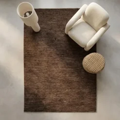 Vloerkleed Cashmire Donker Bruin 200x290 cm