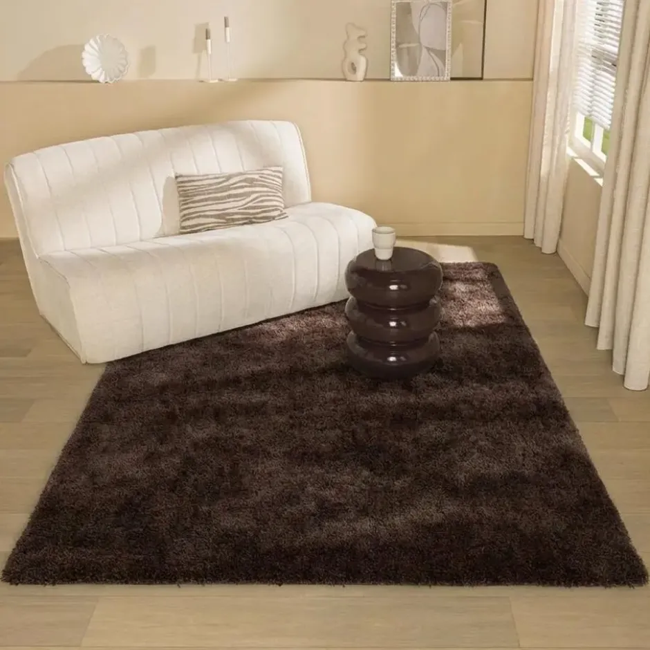 Vloerkleed Susa Donker Bruin 190x280 cm