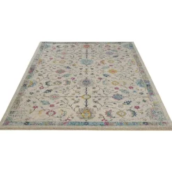 Vloerkleed Tereza Bloem Grijs 160x230 cm