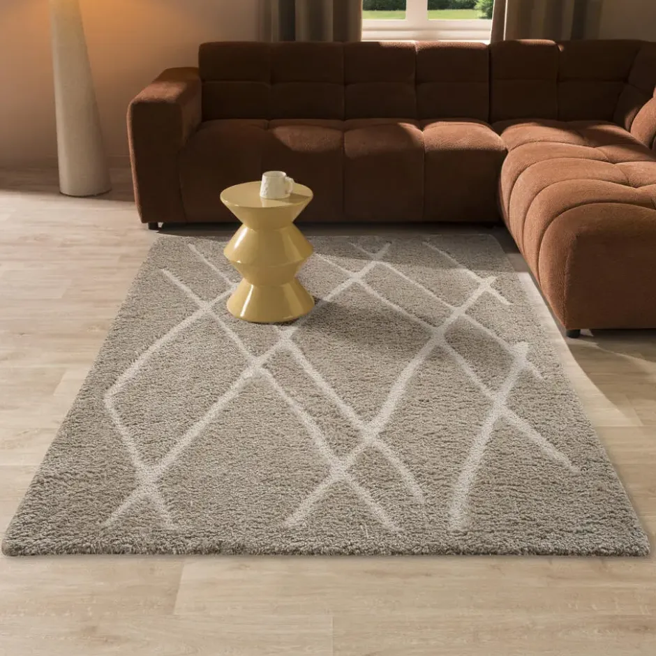 Vloerkleed Varenna Zand 200x290 cm