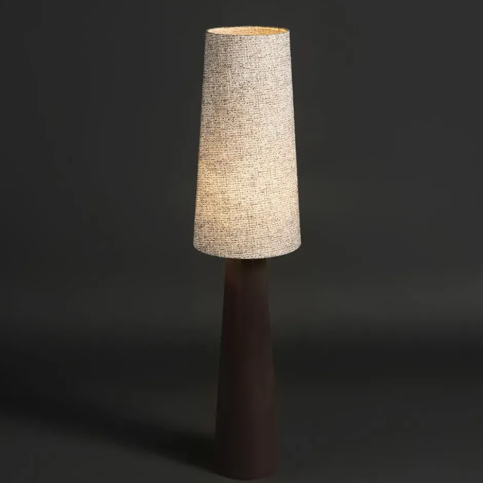 Vloerlamp Zelus Donker Bruin
