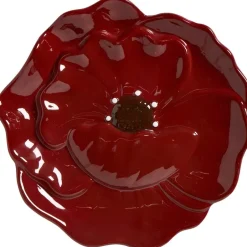 Wanddecoratie Bloem Rood