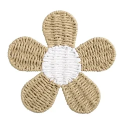 Wanddecoratie Flower Beige