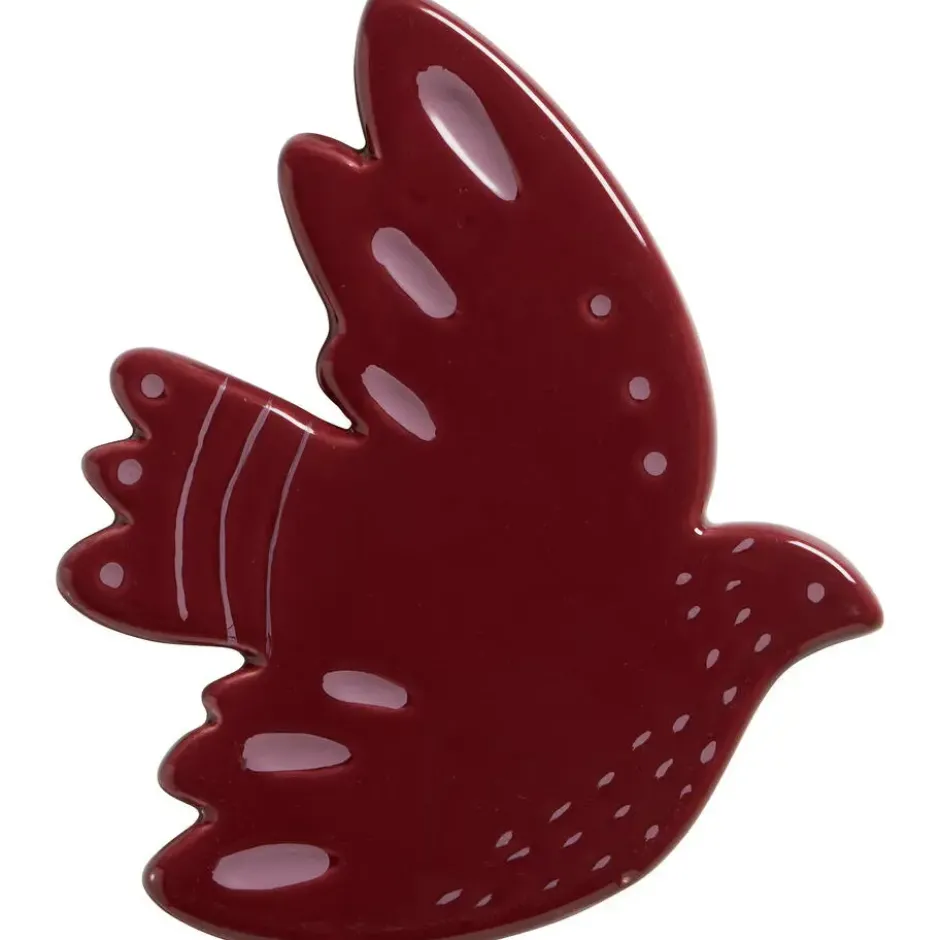Wanddecoratie Gazza Bordeaux