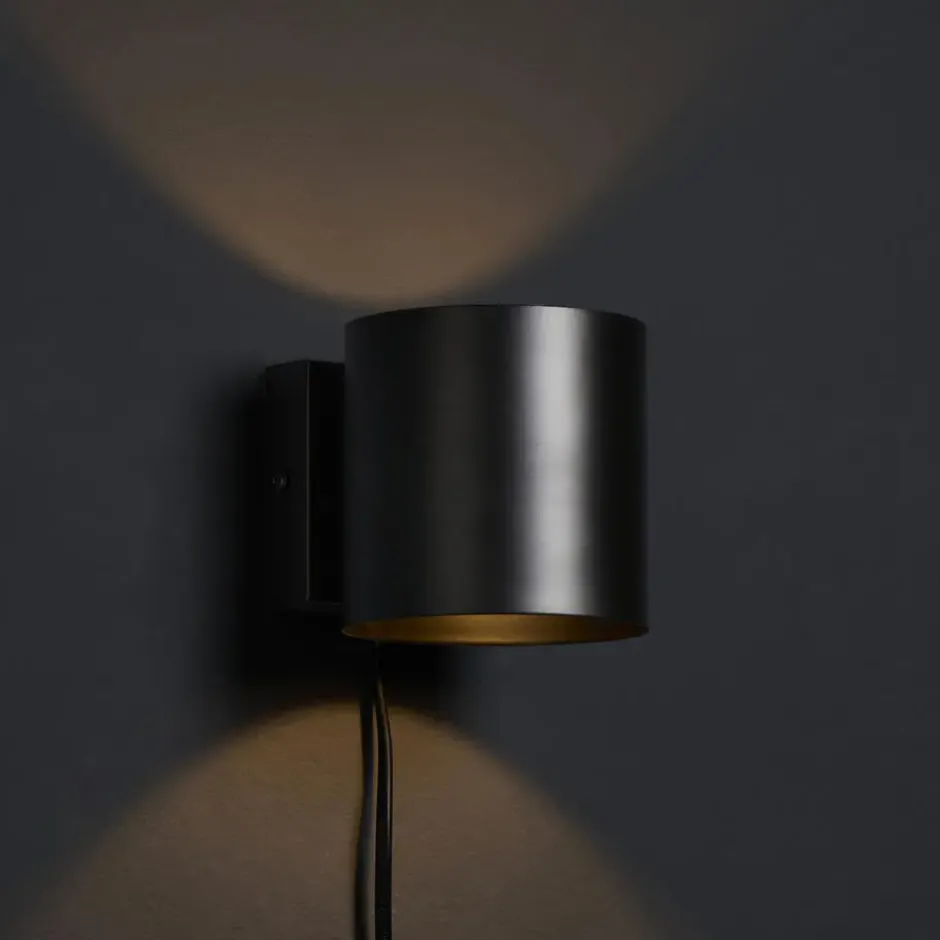 Wandlamp Asi Zwart
