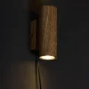 Wandlamp Melia Walnoot