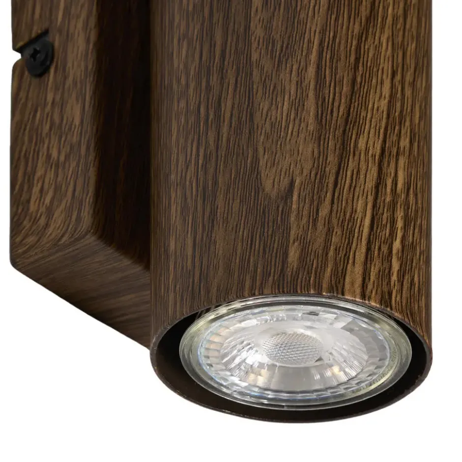 Wandlamp Melia Walnoot