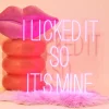 Wandlamp Neon Its Mine Roze