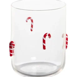 Waterglas Candy Canes 3D Multicolor 320ml