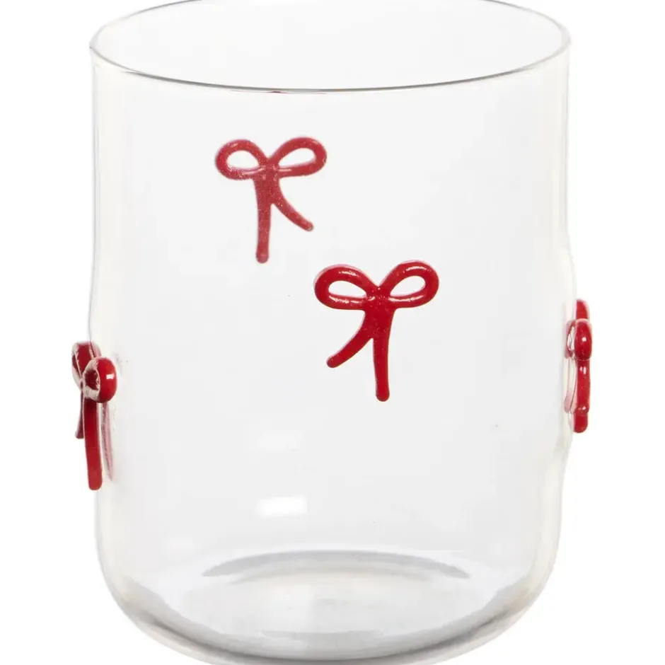 Waterglas Strikken 3D Rood 320ml
