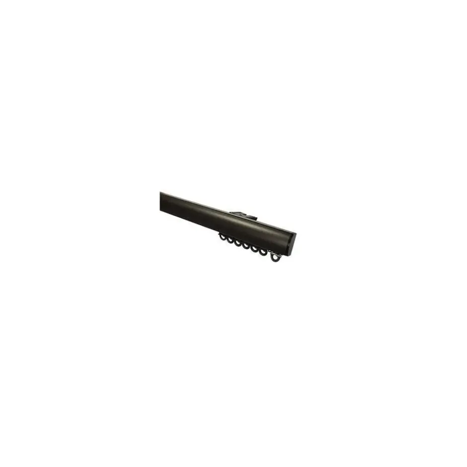 XL Gordijnrailset Zwart 150 cm